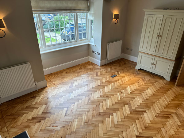 Pine Wood Block Flooring Bromley